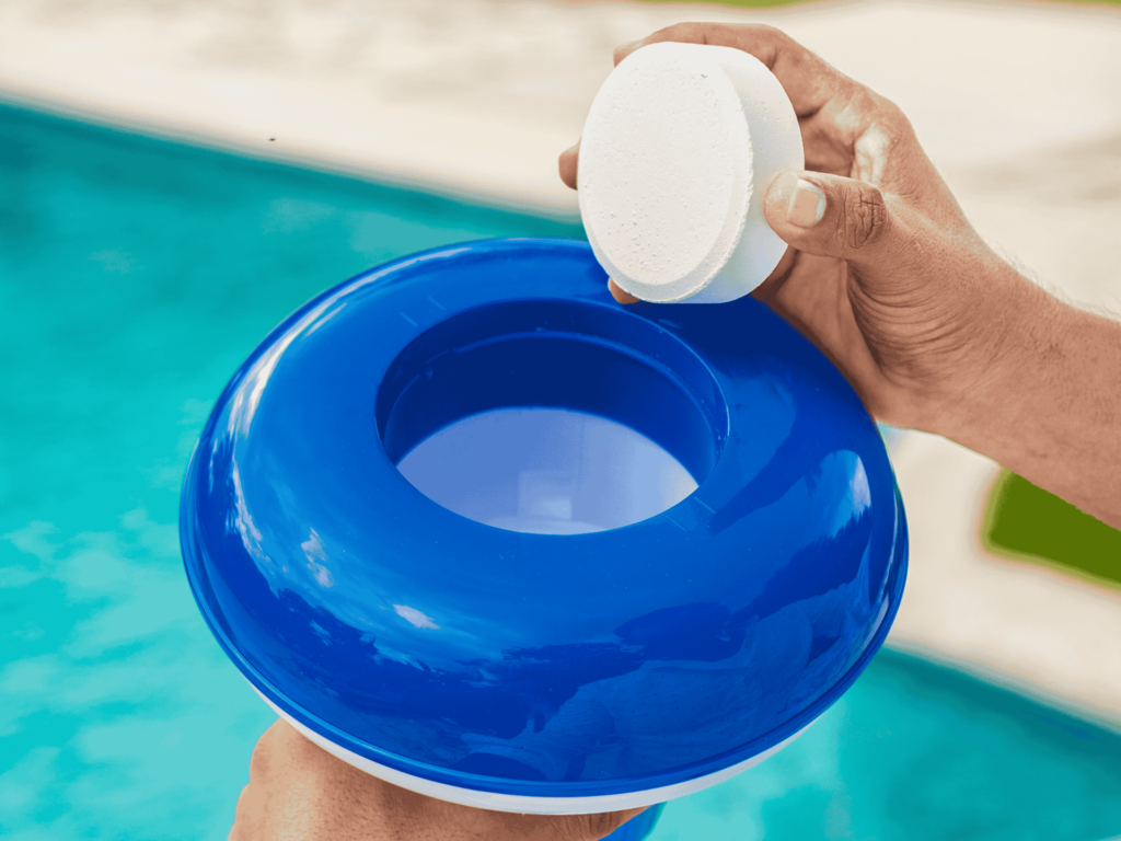 Pool equipment being repaired by an expert in Calabasas.